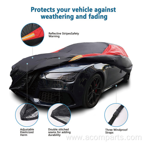 Sun proof fabric full-size hail protector car cover